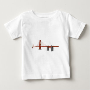 T-shirt Pour Bébé Golden Gate Bridge : Modèle 3D :