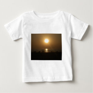 T-shirt Pour Bébé Golden Summer Sunset Réflexion sur la plage