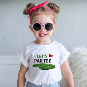 T-shirt Pour Bébé Golf Réglons le Par pour le Golfeur