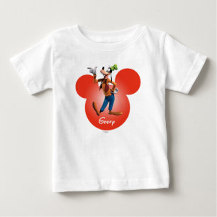 T-shirt Pour Bébé Goofy   Icône de tête de micro