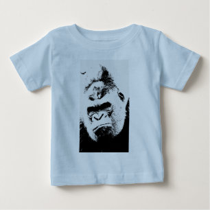T-shirt Pour Bébé Gorille en colère