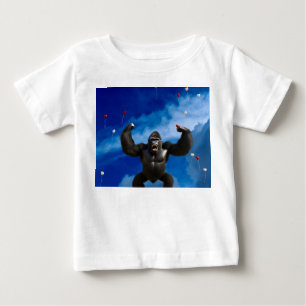 T-shirt Pour Bébé Gorille Fantastique. 