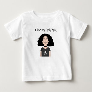 T-shirt Pour Bébé Goth Mum