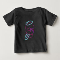 Graffiti crâne - rose, violet, bleu et noir T-Sh