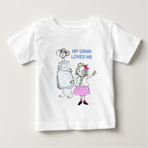T-shirt Pour Bébé Gran m'aime