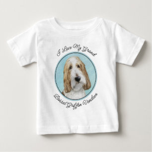 T-shirt Pour Bébé Grand Basset Griffon Vendeen - Original Dog Art Ba