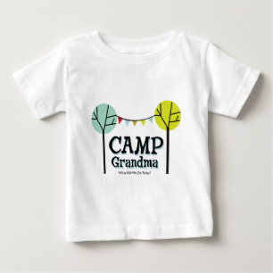 T-shirt Pour Bébé Grand-maman Penants de camp