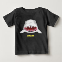 Grand requin blanc moyen dessin animé