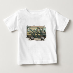 T-shirt Pour Bébé Grand rv car Motorhome du profondément satisfait
