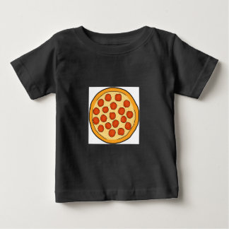T-shirt Pour Bébé Grande Pizza Pepperoni Pizza Dessin Pizza Toute Pi