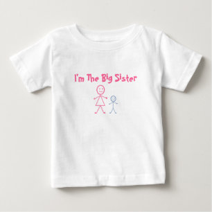 T-SHIRT POUR BÉBÉ GRANDE SOEUR PETITE CHEMISE FRÈRE
