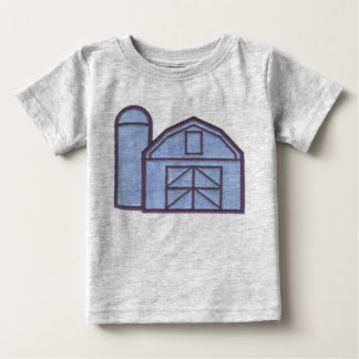 T-shirt Pour Bébé Grange et silo