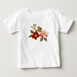 T-shirt pour bébé graphique à fleurs