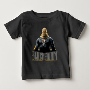 T-shirt Pour Bébé Graphique Caractère et nom Adam noir