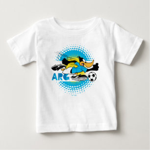 T-shirt Pour Bébé Graphisme de l'équipe d'Argentine de football avec