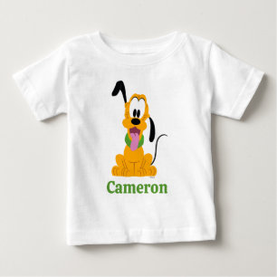 T-shirt Pour Bébé Graphisme joyeux de Pluto en chiot
