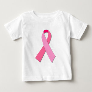 T-shirt Pour Bébé Graphisme moderne de sensibilisation au ruban rose
