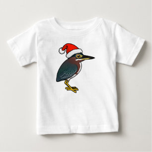 T-shirt Pour Bébé Green Heron Père Noël