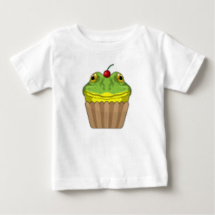 T-shirt Pour Bébé Grenouille avec muffin