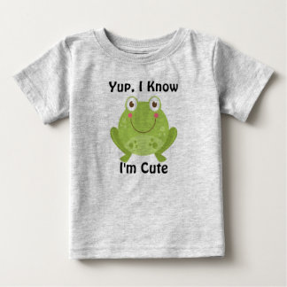 T-shirt Pour Bébé Grenouille mignonne