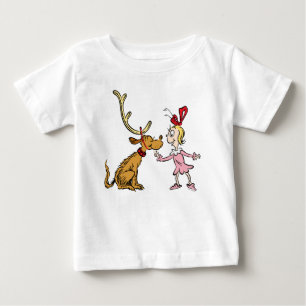 T-shirt Pour Bébé Grille   Max & Cindy Lou Qui