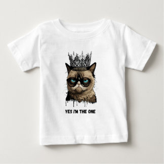 T-shirt Pour Bébé grondement Chat Attitude Humour Drôle Sarcastique 