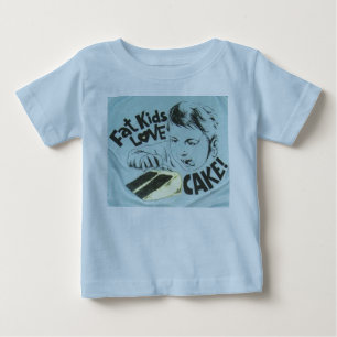 T-shirt Pour Bébé Gros gâteau d'amour d'enfants