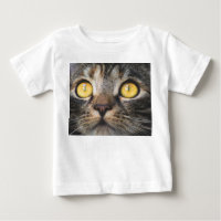 Gros plan de chat avec Yellow Eyes
