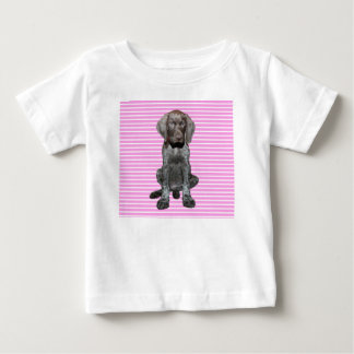 T-shirt Pour Bébé Grossy Grizzly chiot fille