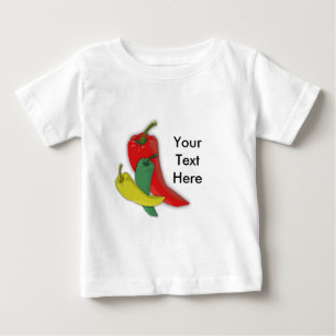 T-shirt Pour Bébé Groupe de poivre de piment