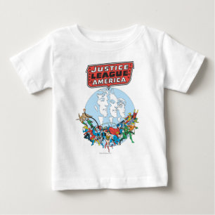 T-shirt Pour Bébé Groupe Justice League of America