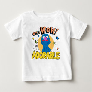 T-shirt Pour Bébé Grover   Je suis trop adorable