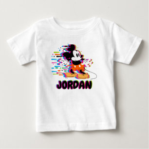 T-shirt Pour Bébé Guerre de peinture de Mickey Mouse