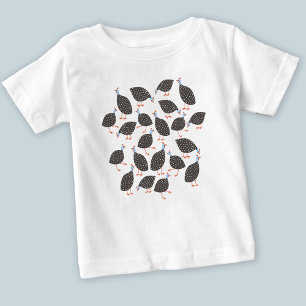T-shirt Pour Bébé Guinée Fowl Bird