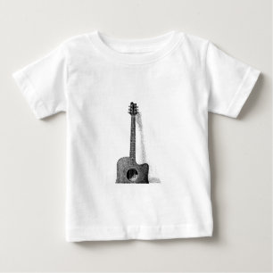 T-shirt Pour Bébé Guitare Classique