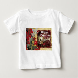 T-shirt Pour Bébé Guitare vintage : Jour de la Saint-Valentin pour l