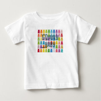 T-shirt Pour Bébé "Gummy Baby" Motif Coloré de Bonbons Arc-en-ciel N