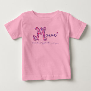 T-shirt Pour Bébé Habillement de bébés de nom et de signification