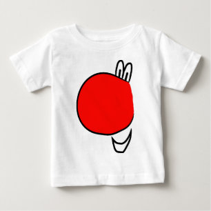T-shirt Pour Bébé Habillement rouge de jours de nez