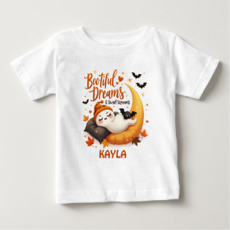 T-shirt Pour Bébé Halloween Bootiful Dreams mignonne Ghost Sweet Scr