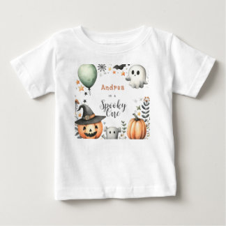 T-shirt Pour Bébé Halloween Éffrayant premier