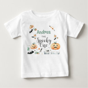 T-shirt Pour Bébé Halloween Éffrayant premier