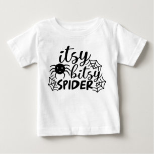 T-shirt Pour Bébé Halloween Itsy Bitsy Spider