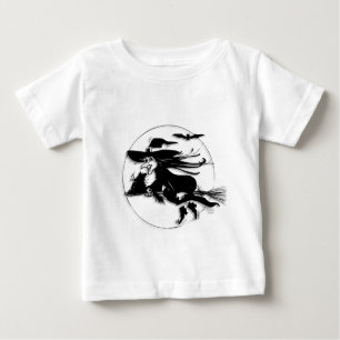 T-shirt Pour Bébé Halloween Witch