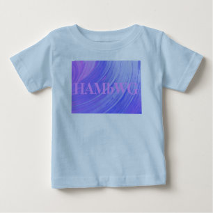 T-shirt Pour Bébé HAMbWG - Chemise T pour enfants - Tourbillon viole