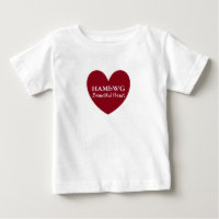 HAMbyWG - Robe de rouffle pour bébé - Beau coeur