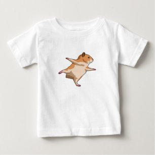 T-shirt Pour Bébé Hamster at Yoga Stretching Legs