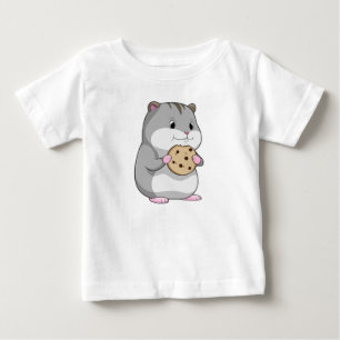 T-shirt Pour Bébé Hamster avec Cookie
