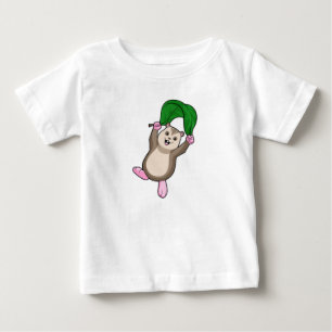 T-shirt Pour Bébé Hamster avec parachute