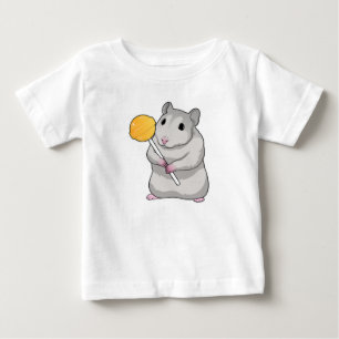 T-shirt Pour Bébé Hamster Lollipop